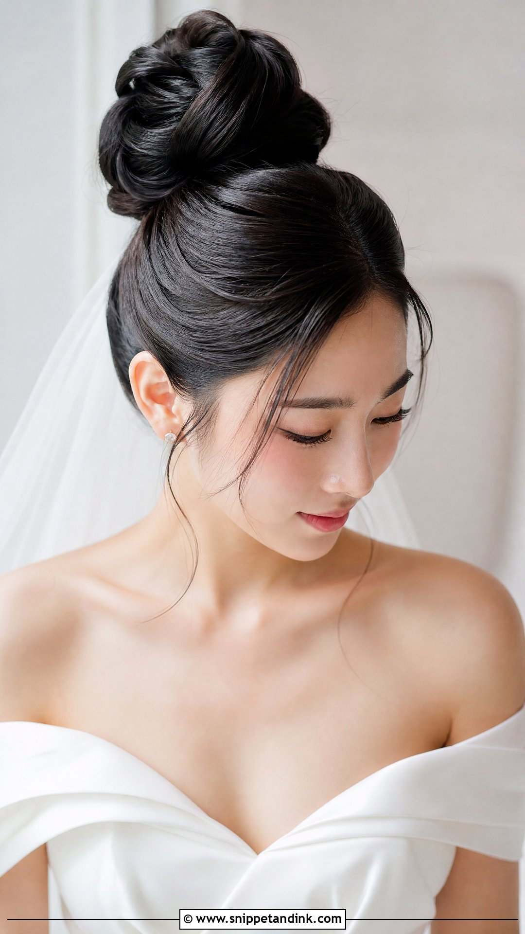 Voluminous Top Knot Bridal Updo - Snippet and Ink - 20 Voluminous Wedding Hair Ideas