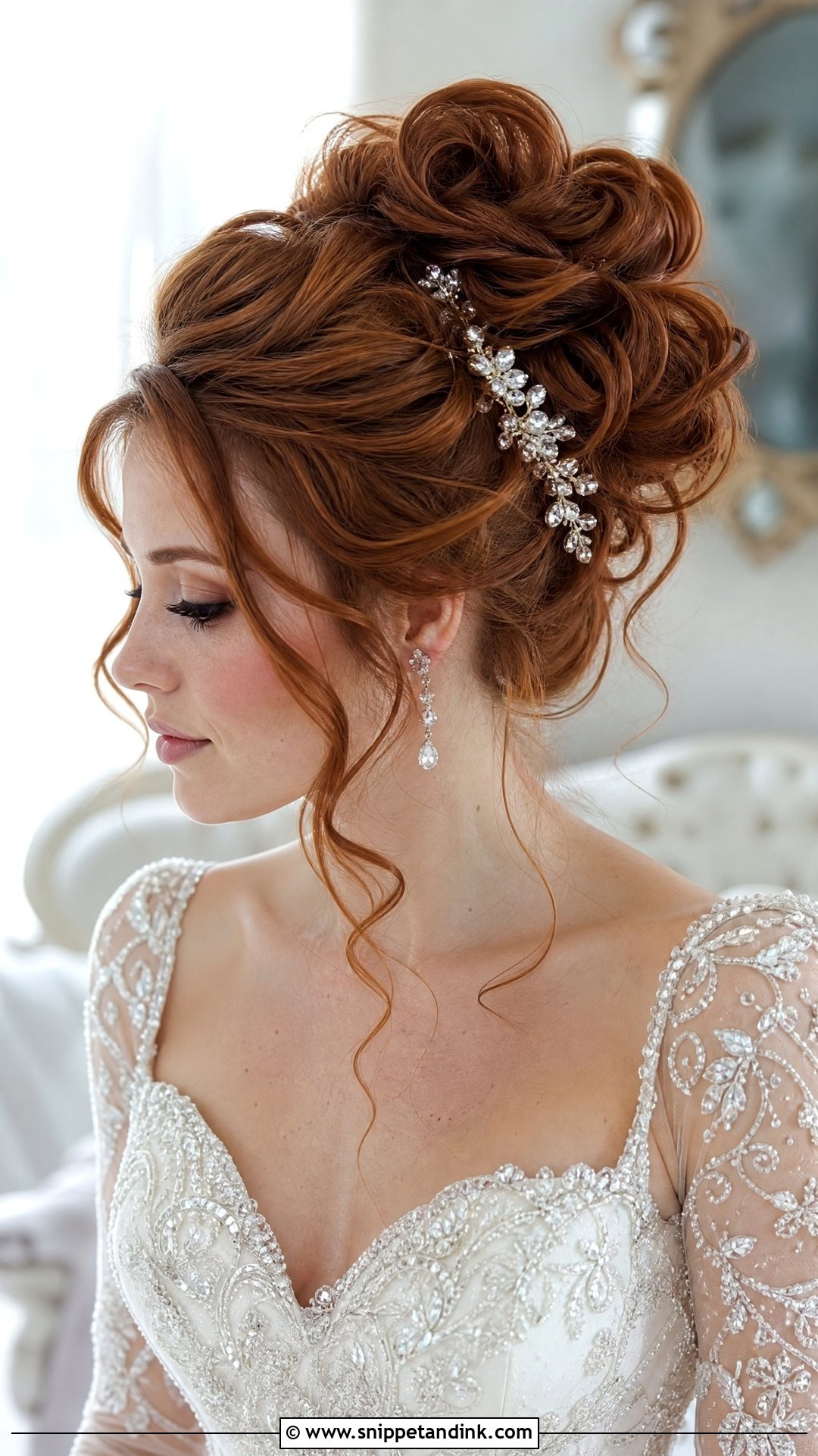 Voluminous Updo Bun - Snippet and Ink - 25 Bridal Hair Bun Ideas
