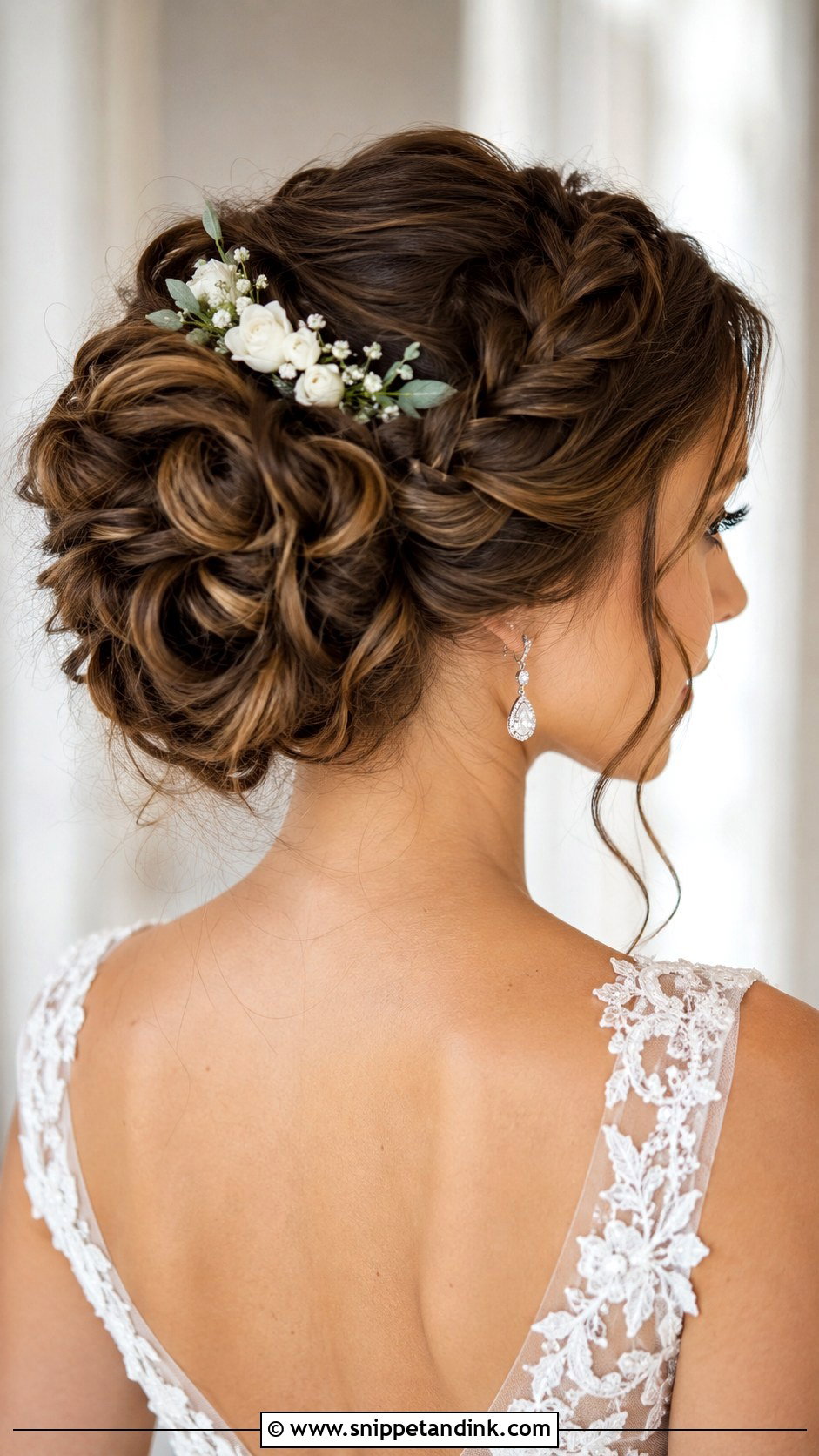 Voluminous Updo With Braids - Snippet and Ink - 30 Bridal Hair Buns
