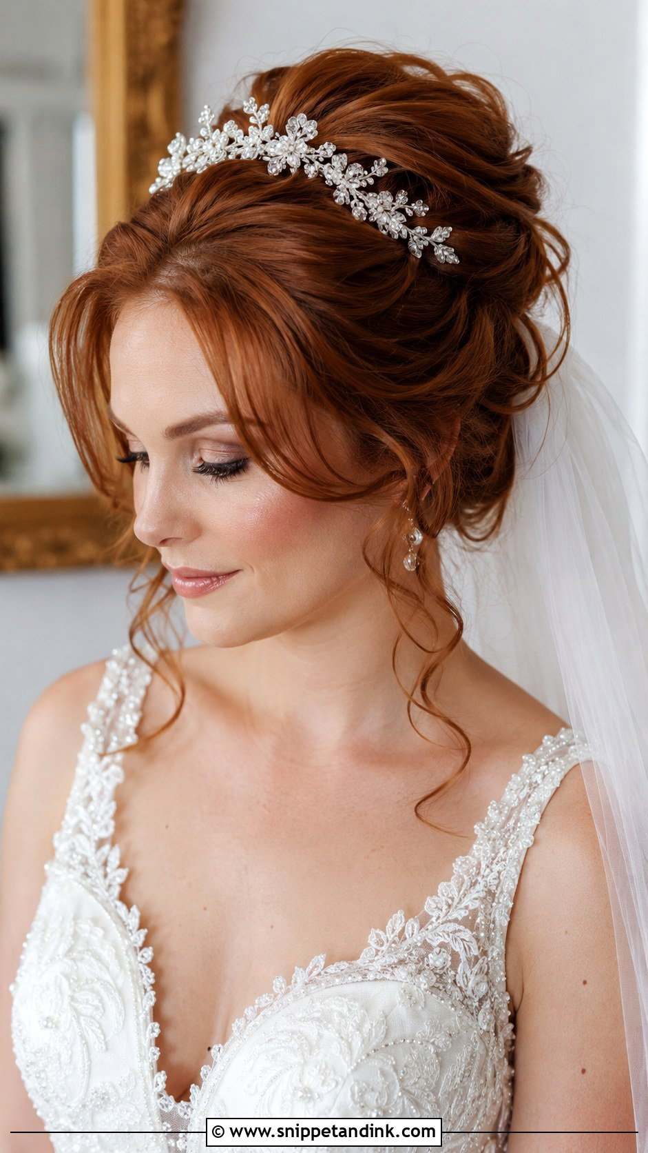 Voluminous Updo With Crown Height - Snippet and Ink - 20 Round Face Wedding Hairstyles