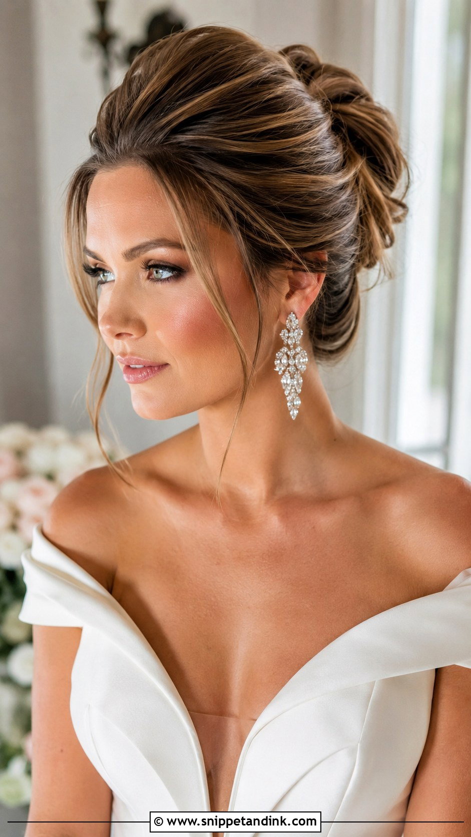 Voluminous Updo With Crown Lift - Snippet and Ink - 20 Simple Updo Wedding Hairstyles