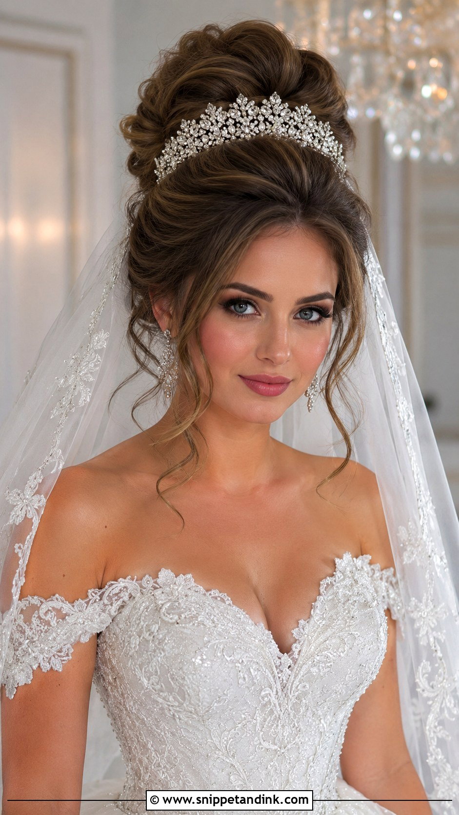Voluminous Updo for Brides - Snippet and Ink - 25 Easy Bridal Hairstyles