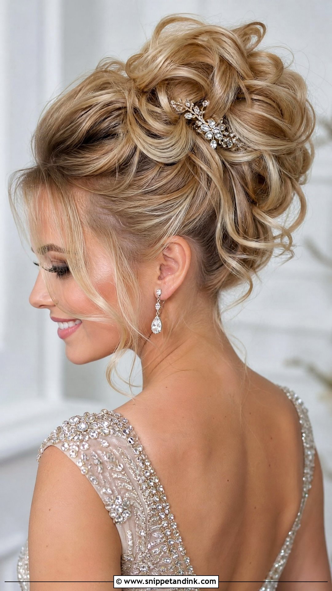 Voluminous Updo for Long Hair - Snippet and Ink - 20 Wedding Hair Updos