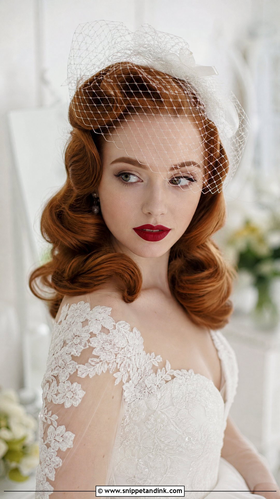 Voluminous Vintage Pin Curls - Snippet and Ink - 20 Voluminous Wedding Hair Ideas