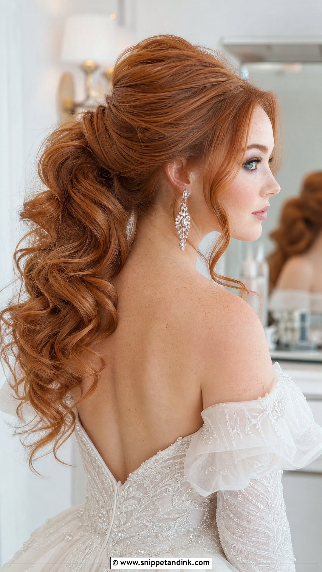 Voluminous Wedding Ponytail - Snippet and Ink - 20 Tail Wedding Hairstyles