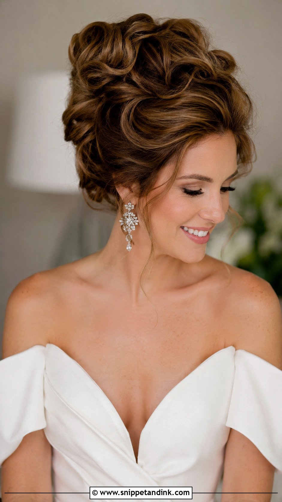 Voluminous Wedding Updo For Long Hair - Snippet and Ink - 20 Long Hair Wedding Updo Ideas