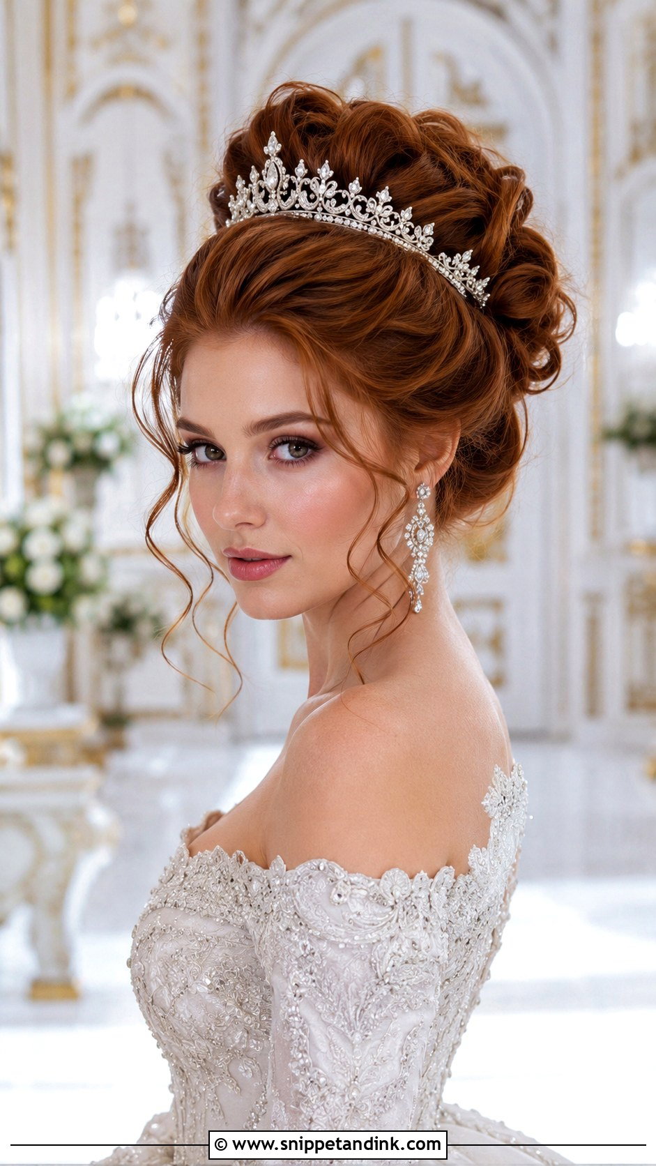 Volumized Bouffant Updo - Snippet and Ink - 25 Glam Bridal Hair Updo Ideas