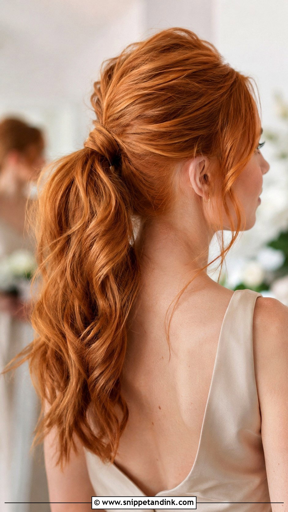 Volumized Ponytail Bridesmaid Hairstyle For Fine Hair - Snippet and Ink - 20 Bridesmaid Hairstyles for Fine Hair