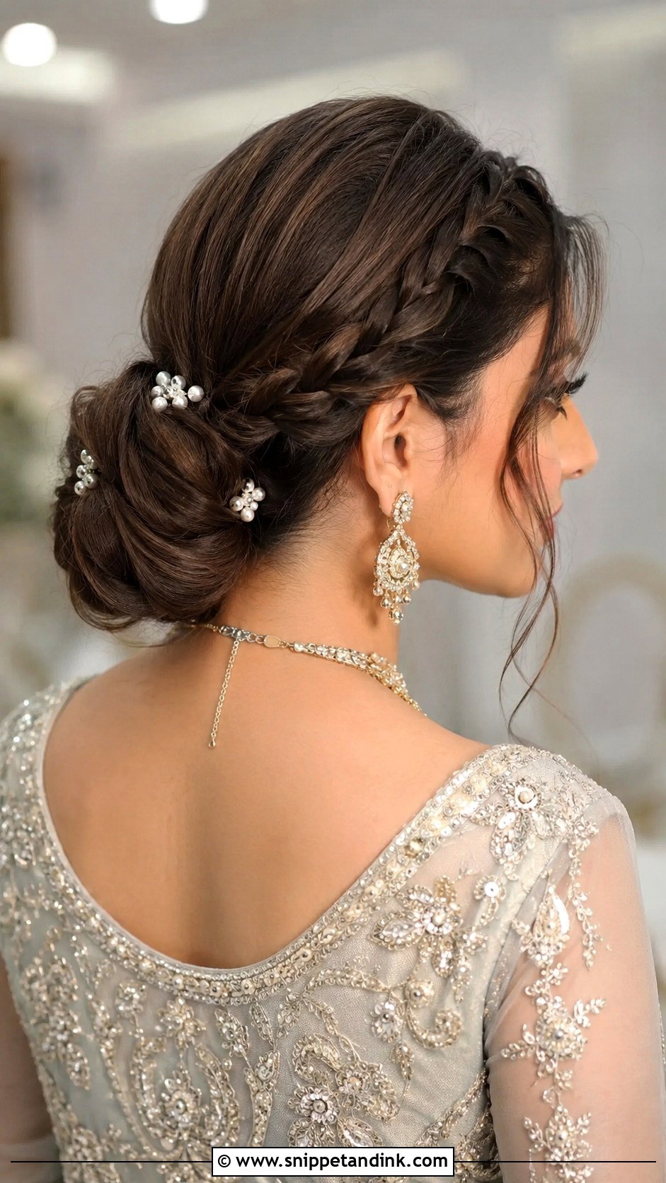 Waleema Braided Bun - Snippet and Ink - 15 Waleema Hairstyles