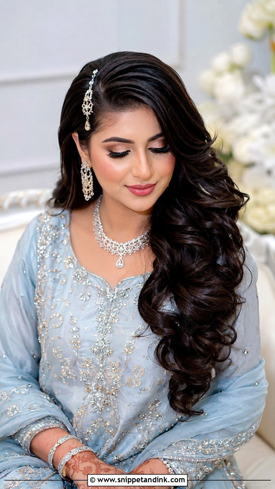 Waleema Side Swept Curls - Snippet and Ink - 15 Waleema Hairstyles