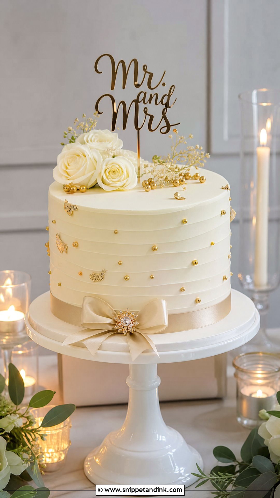 Walmart Gold Wedding Cake - Snippet and Ink - 25 Walmart Cake Ideas for Wedding
