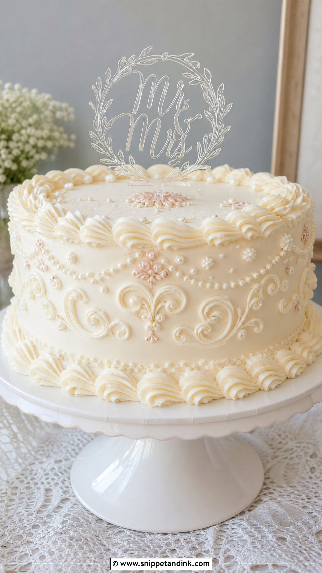 Walmart Lambeth Wedding Cake - Snippet and Ink - 25 Walmart Cake Ideas for Wedding
