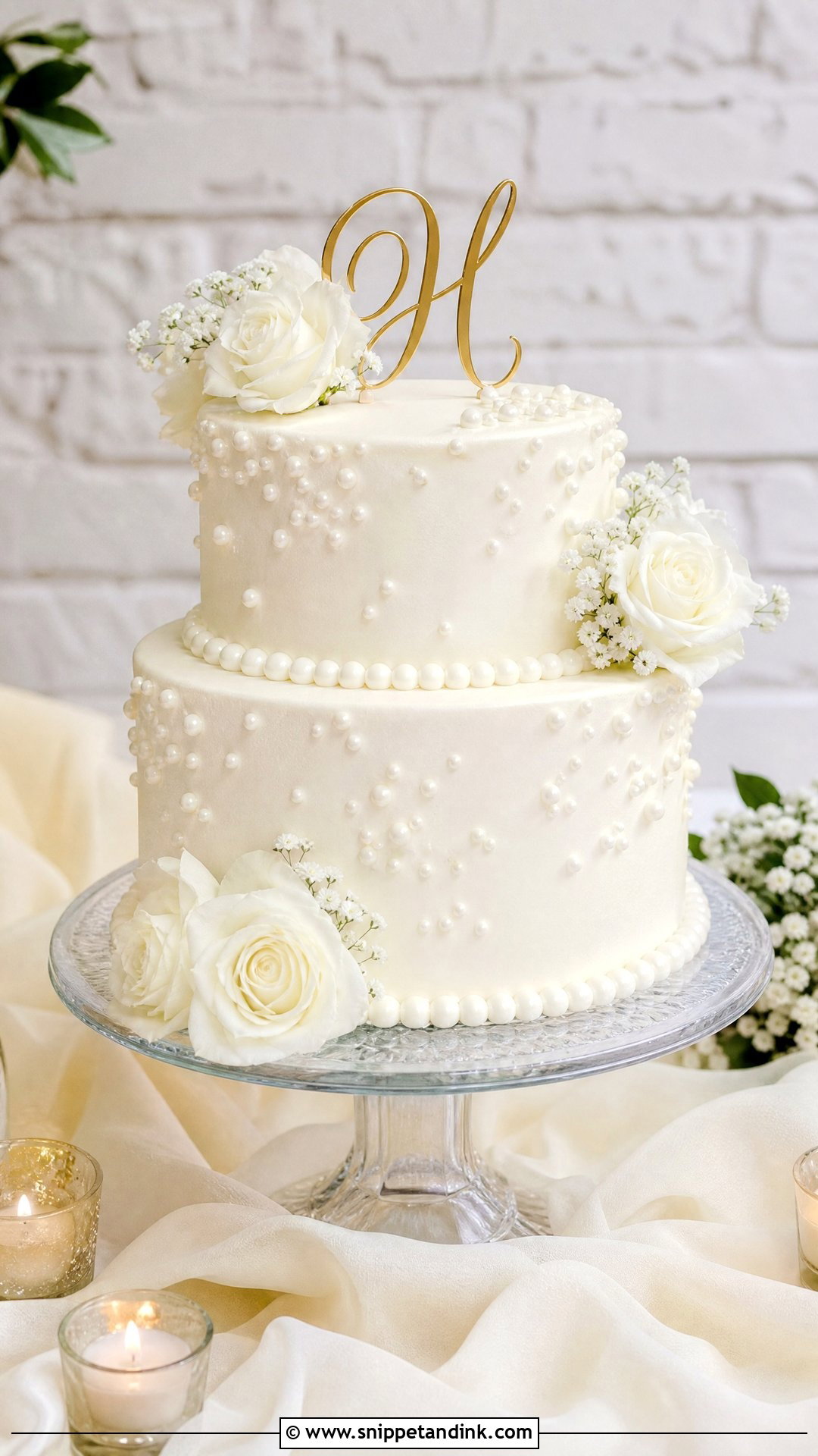Walmart Pearl Wedding Cake - Snippet and Ink - 25 Walmart Cake Ideas for Wedding