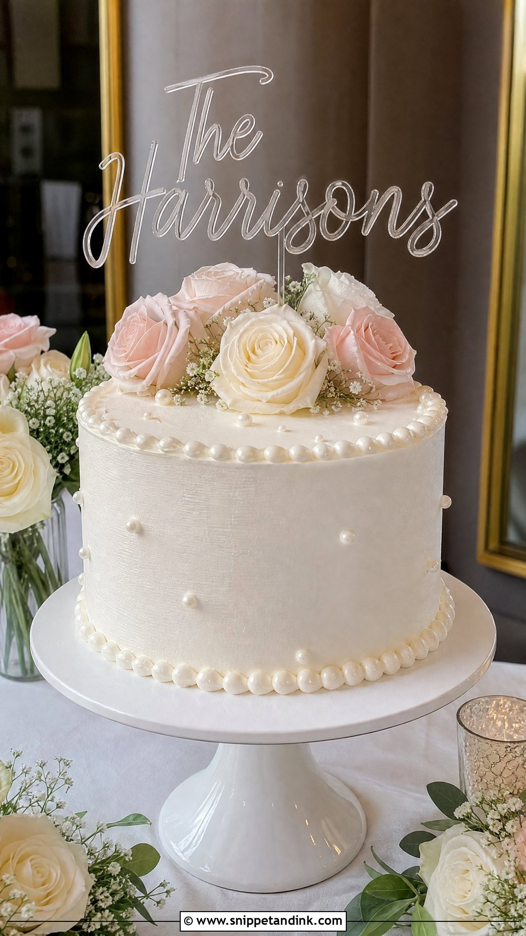 Walmart Wedding Cake With Topper - Snippet and Ink - 25 Walmart Cake Ideas for Wedding