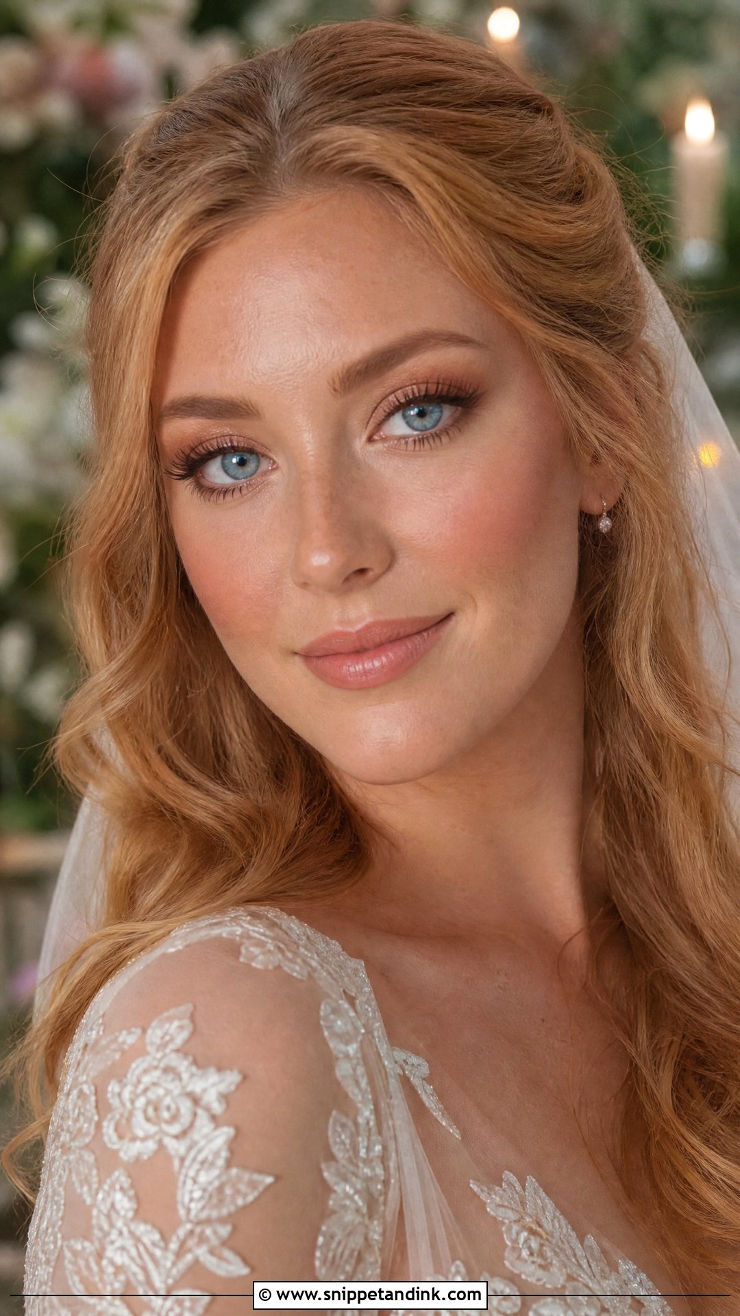 Warm Bridal Makeup For Blue Eyes - Snippet and Ink - 20 Warm Bridal Makeup Ideas