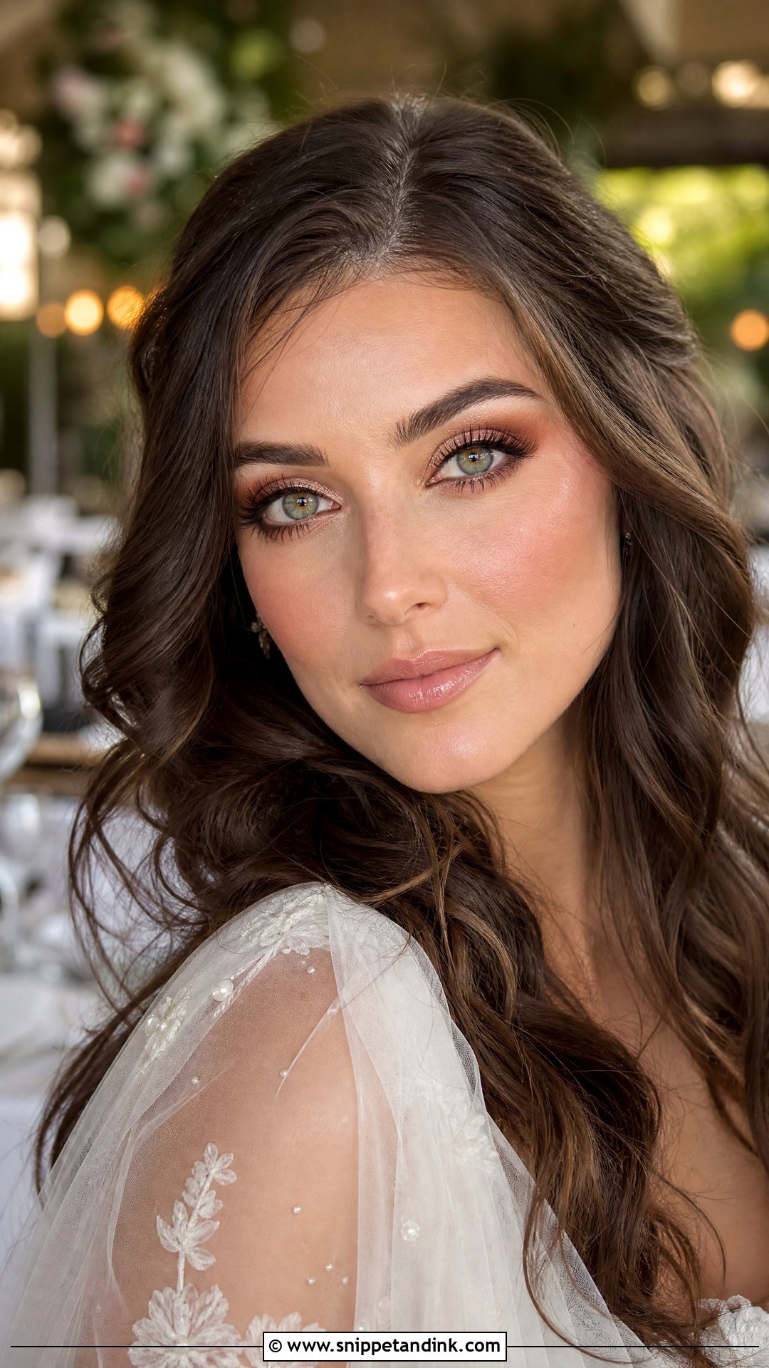 Warm Bridal Makeup For Green Eyes - Snippet and Ink - 20 Warm Bridal Makeup Ideas