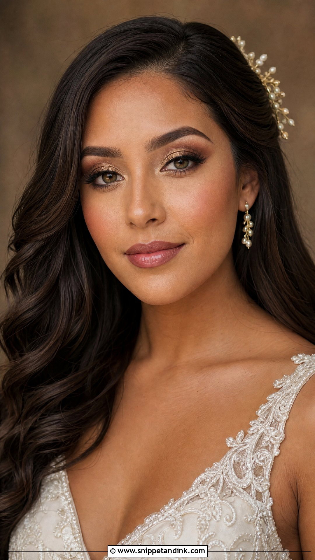 Warm Bridal Makeup For Hazel Eyes - Snippet and Ink - 20 Warm Wedding Makeup Ideas