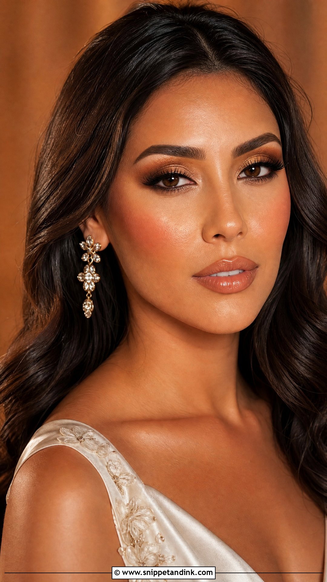 Warm Bronze Bridal Makeup - Snippet and Ink - 25 Soft Romantic Bridal Makeup Ideas