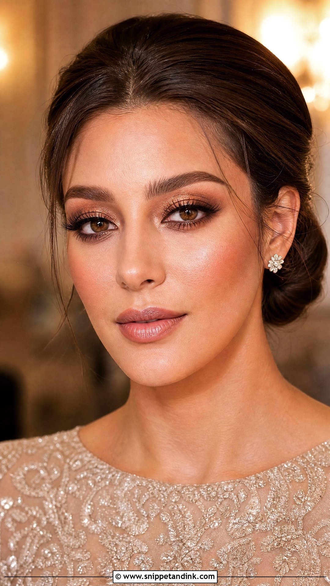 Warm Bronze Wedding Makeup - Snippet and Ink - 20 Warm Wedding Makeup Ideas