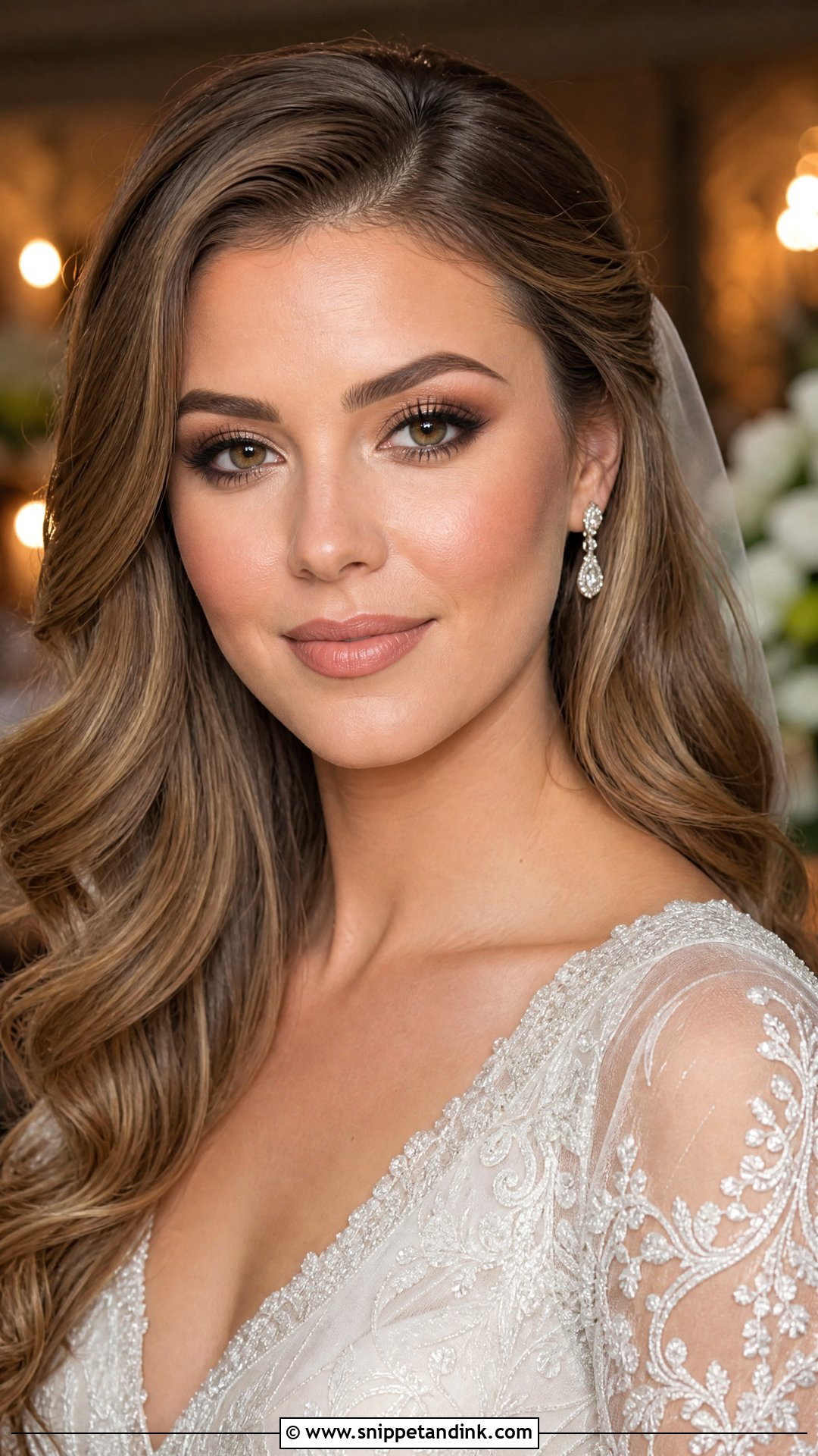 Warm Brown Smokey Bridal Makeup - Snippet and Ink - 20 Warm Bridal Makeup Ideas