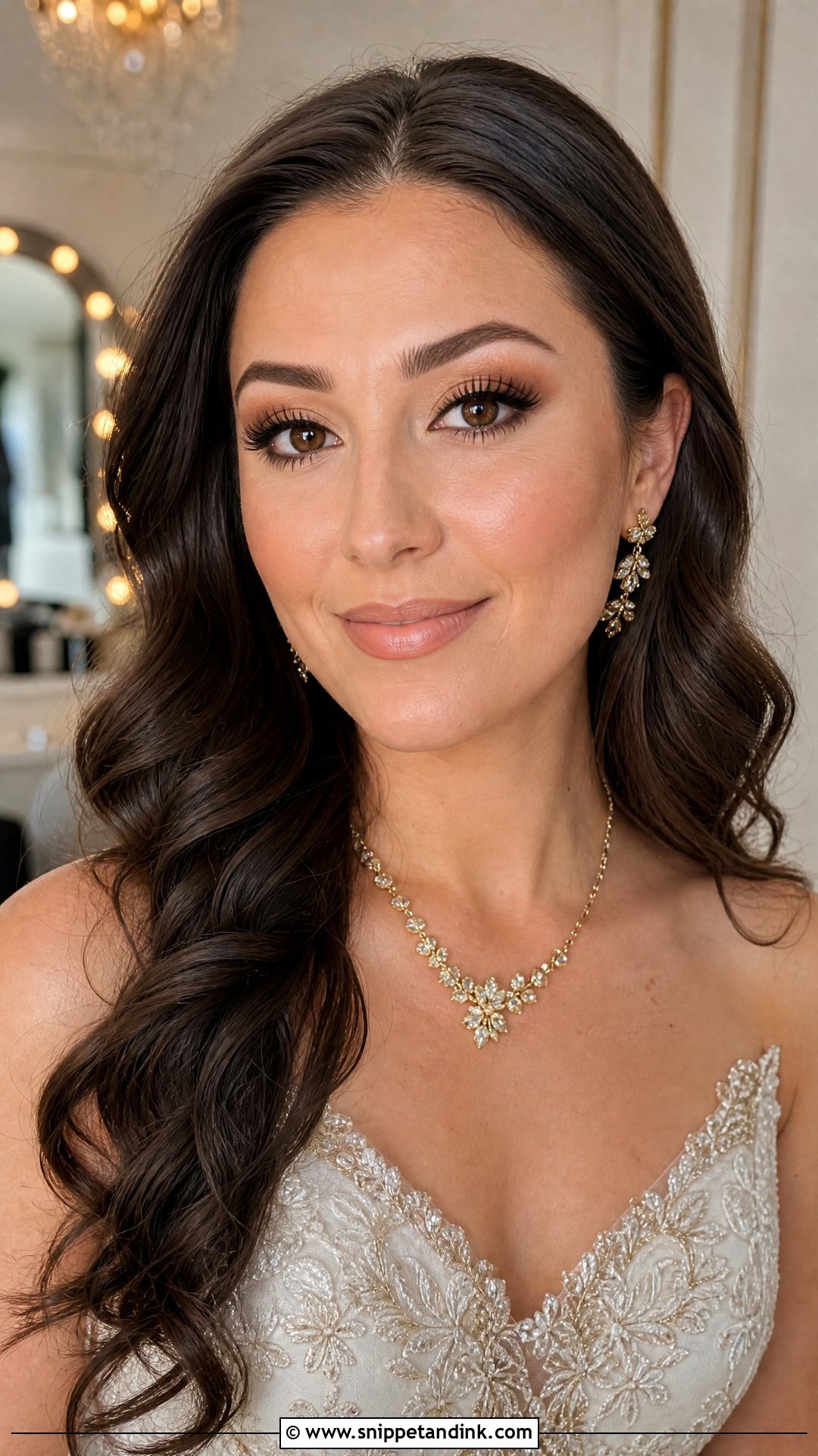 Warm Brown Wedding Makeup For Brown Eyes - Snippet and Ink - 30 Natural Wedding Makeup for Brown Eyes
