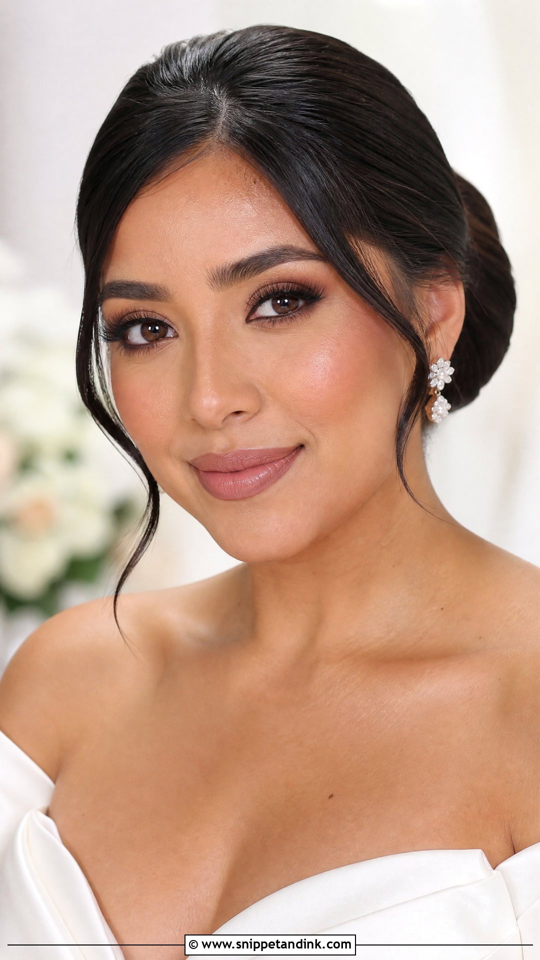 Warm Brown Wedding Makeup For Green Eyes - Snippet and Ink - 20 Natural Glowy Wedding Makeup for Green Eyes