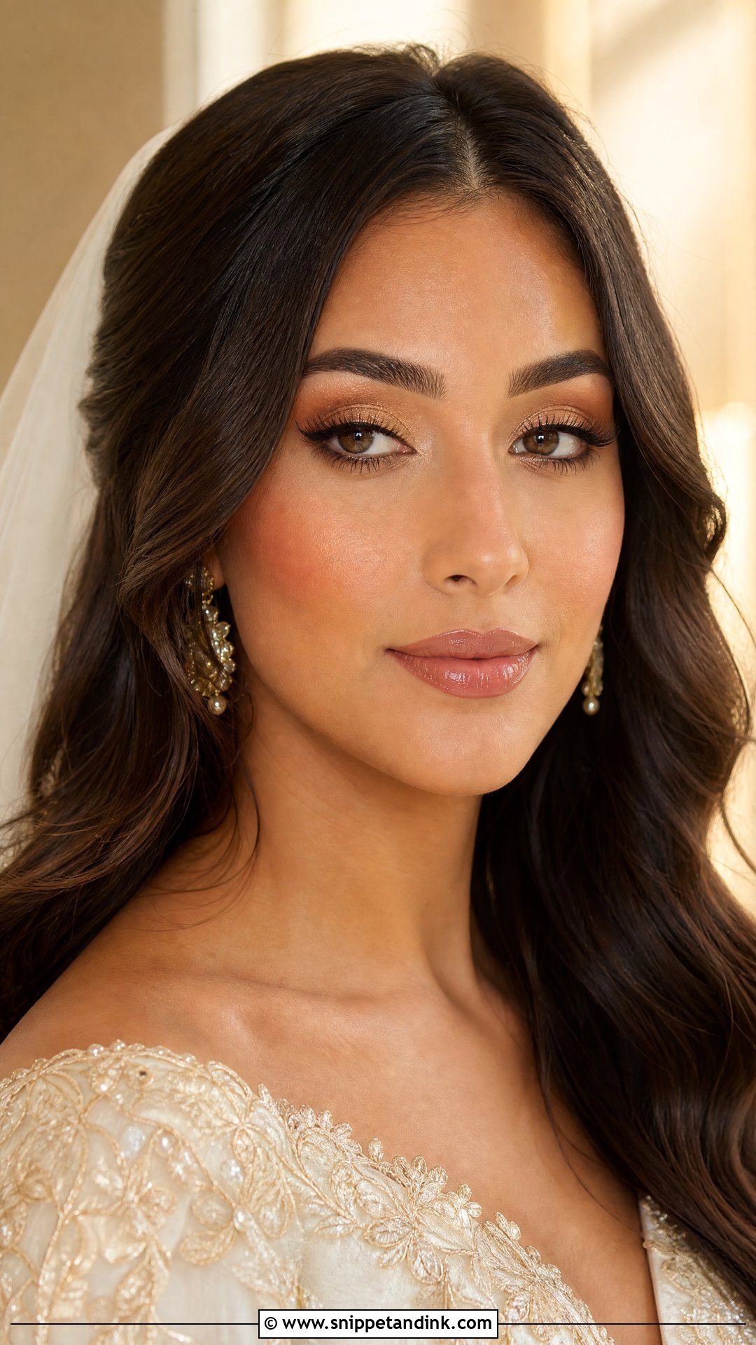 Warm Golden Wedding Makeup - Snippet and Ink - 20 Warm Wedding Makeup Ideas