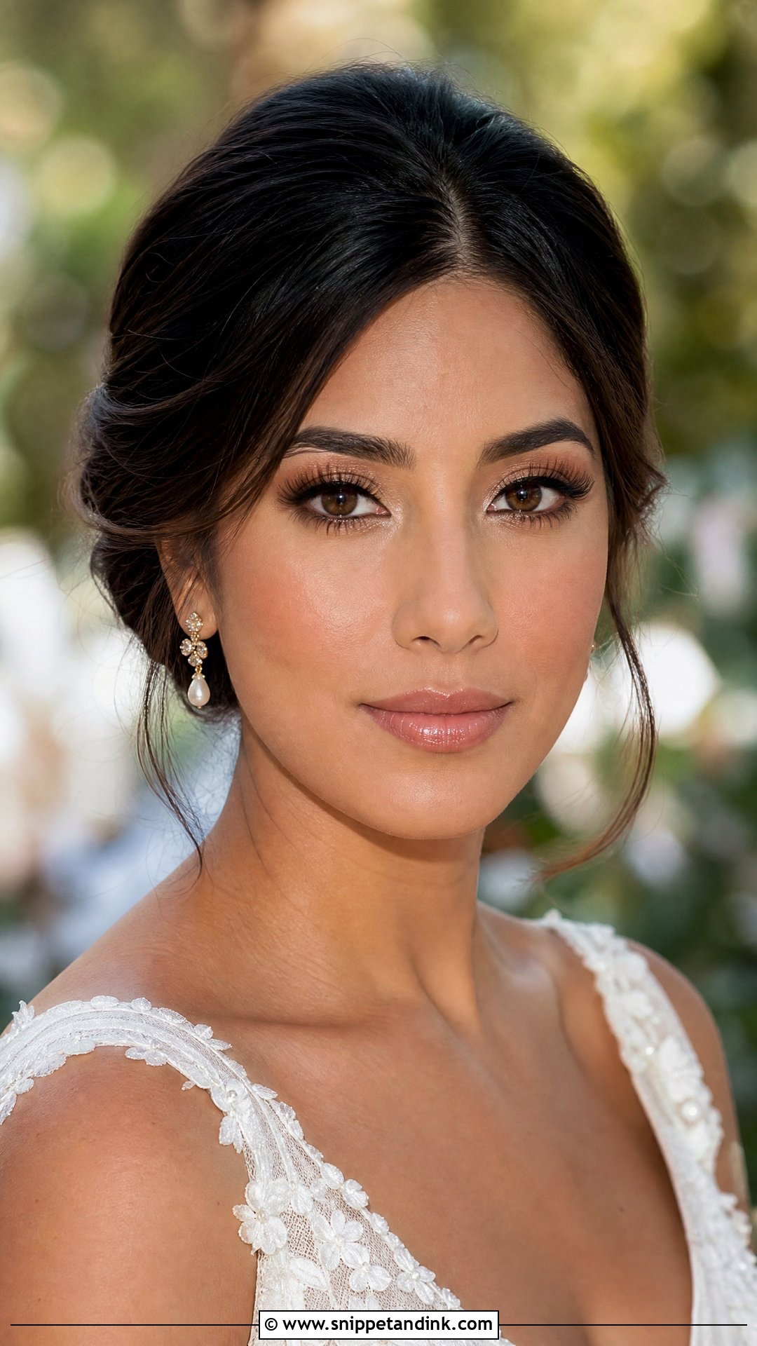 Warm Neutral Bridal Makeup For Hazel Eyes - Snippet and Ink - 20 Soft Glam Bridal Makeup for Hazel Eyes