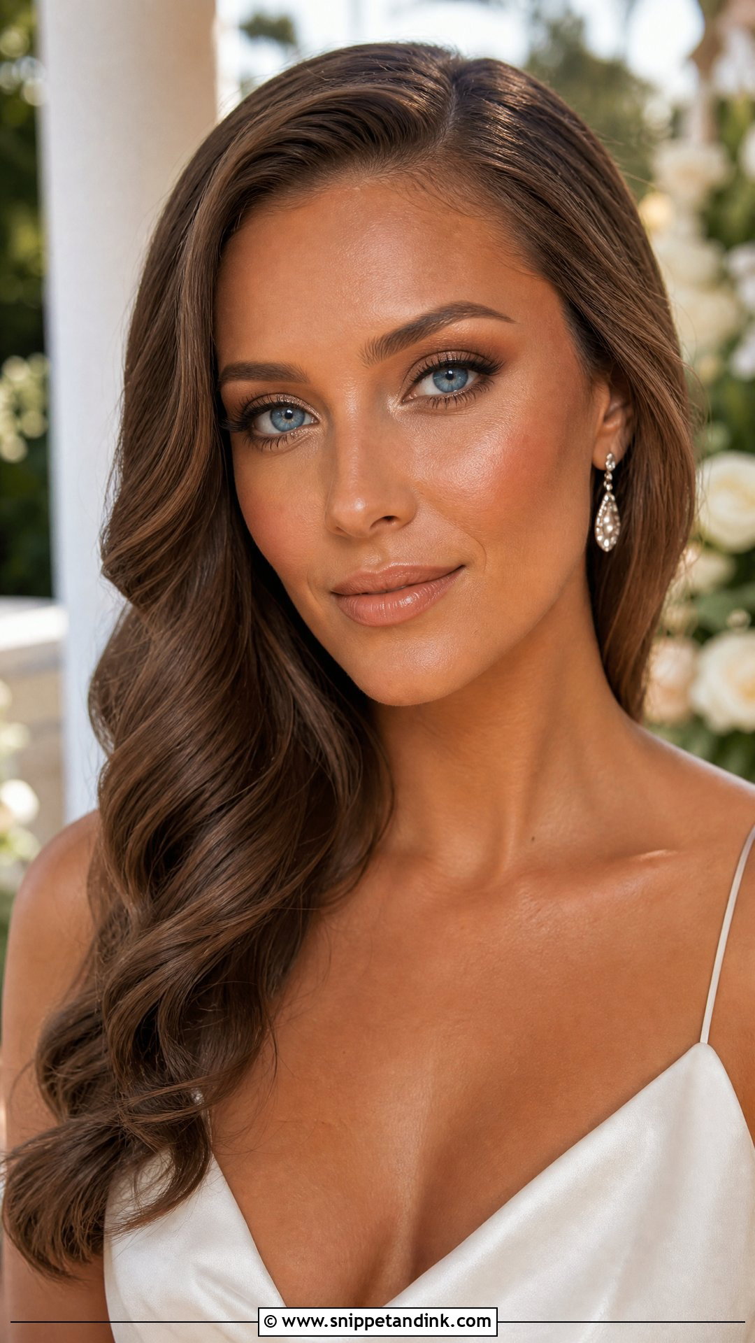 Warm Neutral Wedding Makeup For Blue Eyes - Snippet and Ink - 20 Natural Wedding Make Up for Blue Eyes
