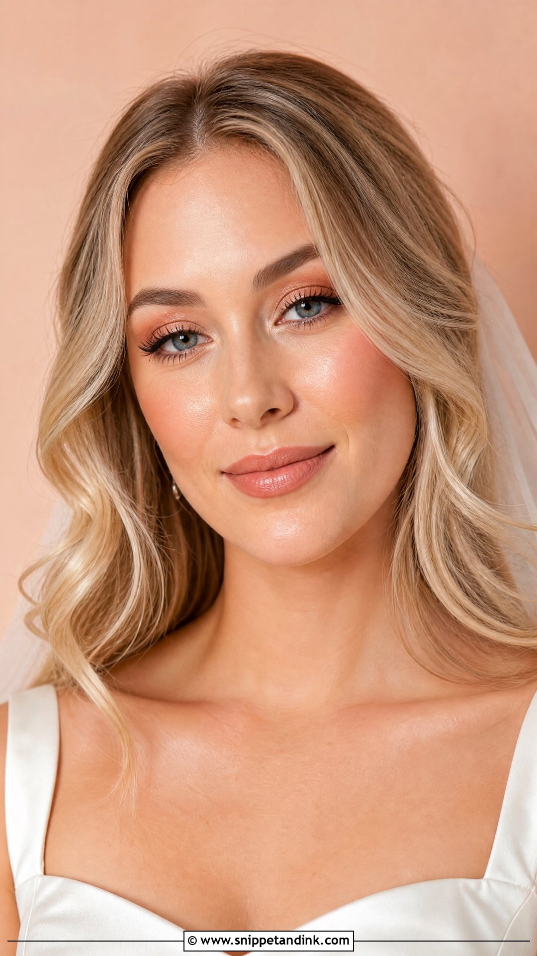 Warm Peach Wedding Makeup - Snippet and Ink - 20 Warm Wedding Makeup Ideas