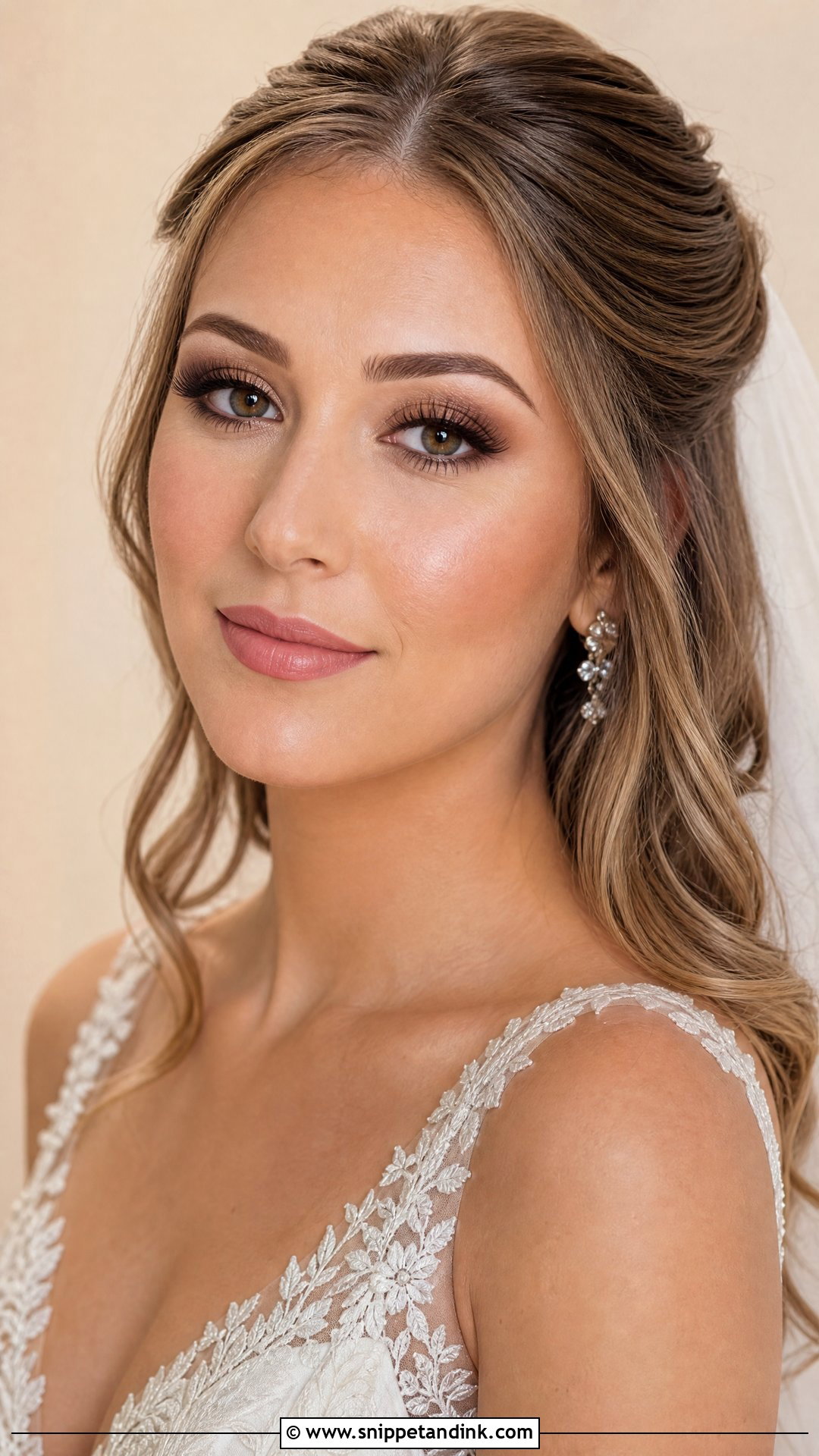Warm Soft Glam Wedding Makeup - Snippet and Ink - 20 Warm Wedding Makeup Ideas