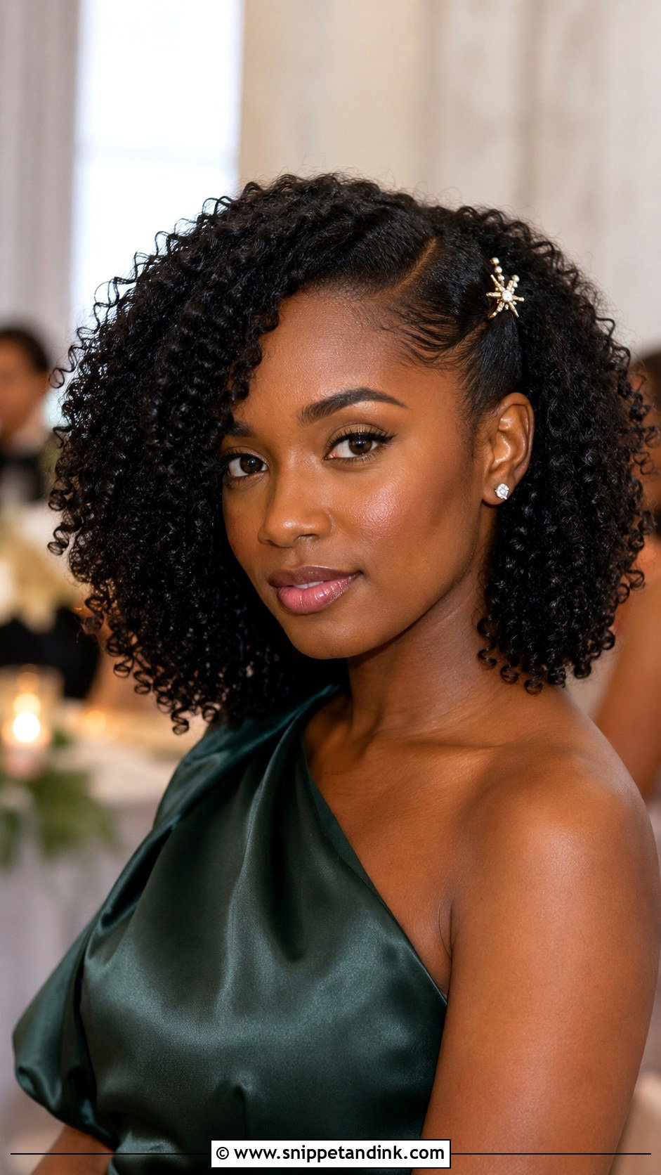 Wash And Go Wedding Guest Hairstyle - Snippet and Ink - 15 Wedding Guest Hairstyles for Black Women