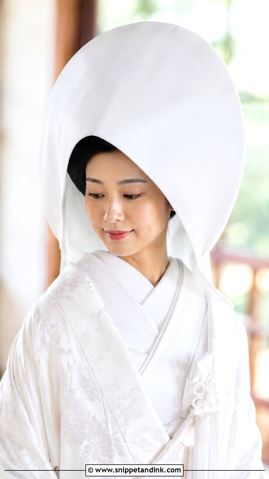 Wataboshi Wedding Hair - Snippet and Ink - 15 Japanese Wedding Hair Ideas