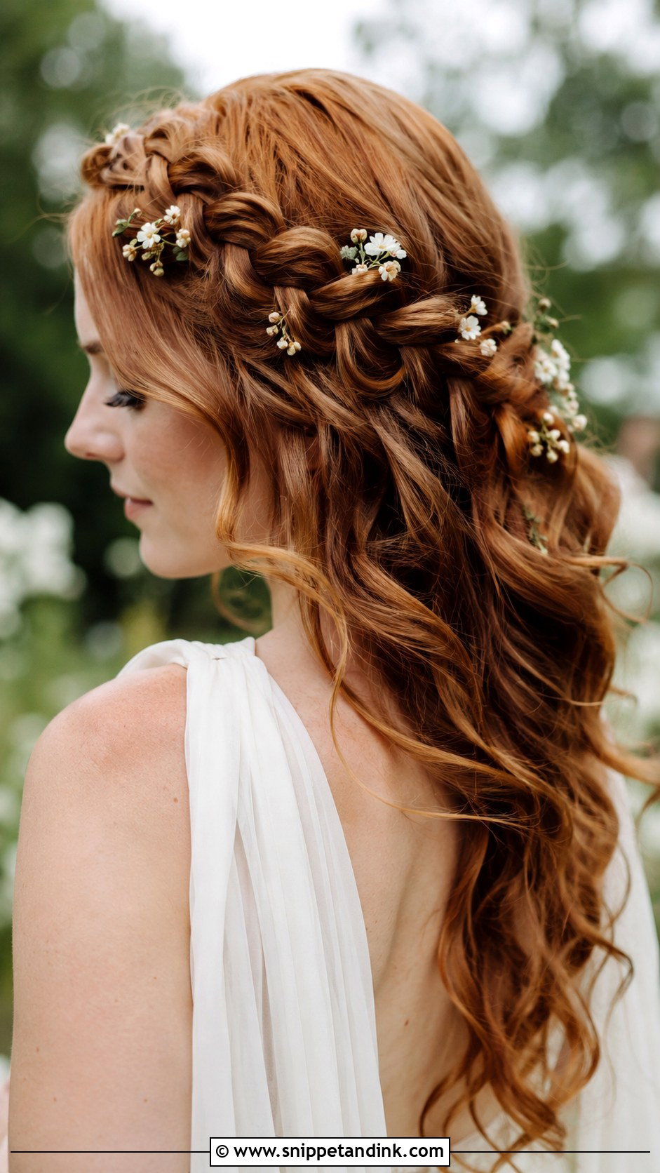 Waterfall Braid - Snippet and Ink - 20 Bride Braid Ideas