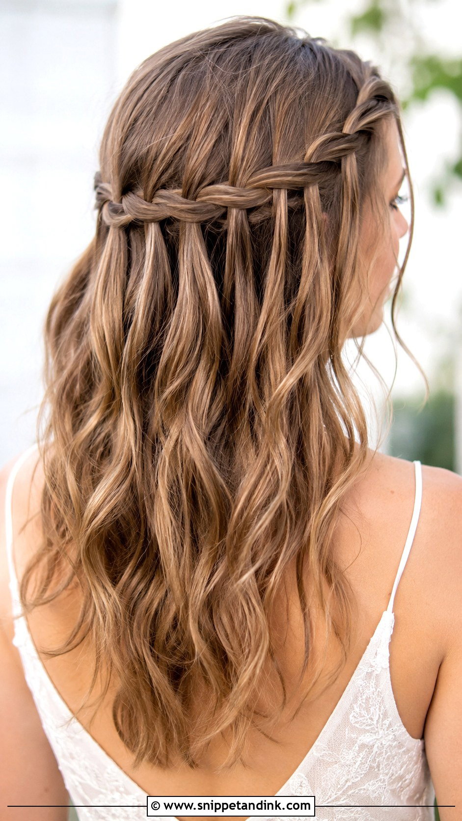 Waterfall Braid - Snippet and Ink - 25 Summer Wedding Hairstyles