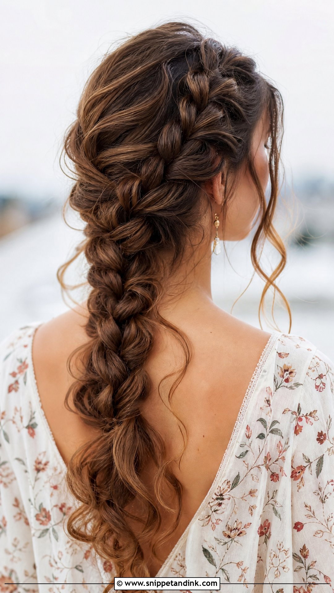 Waterfall Braid - Snippet and Ink - 30 Easy Wedding Guest Hairstyles