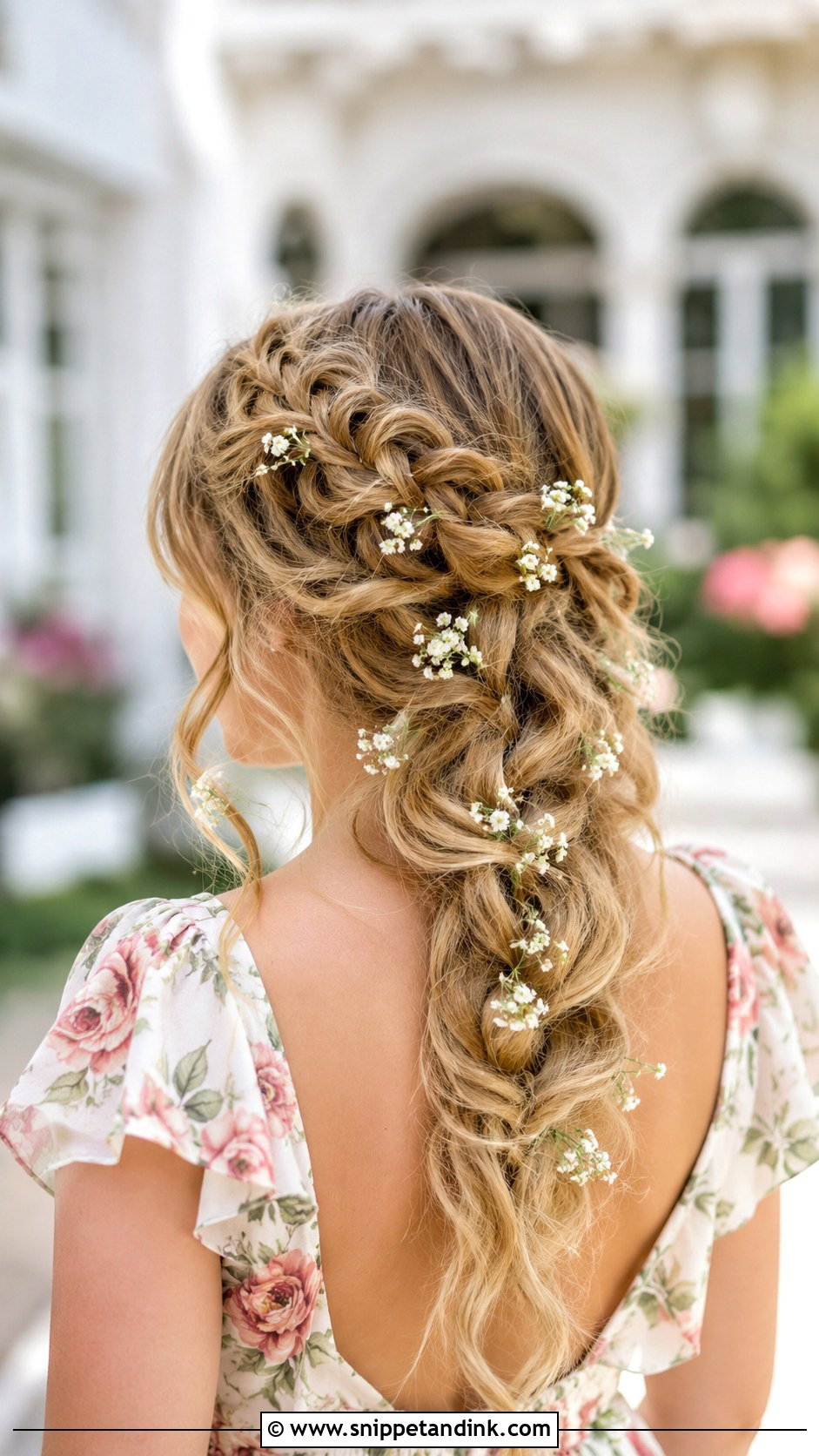 Waterfall Braid - Snippet and Ink - 30 Hairstyle for Engagement Ideas