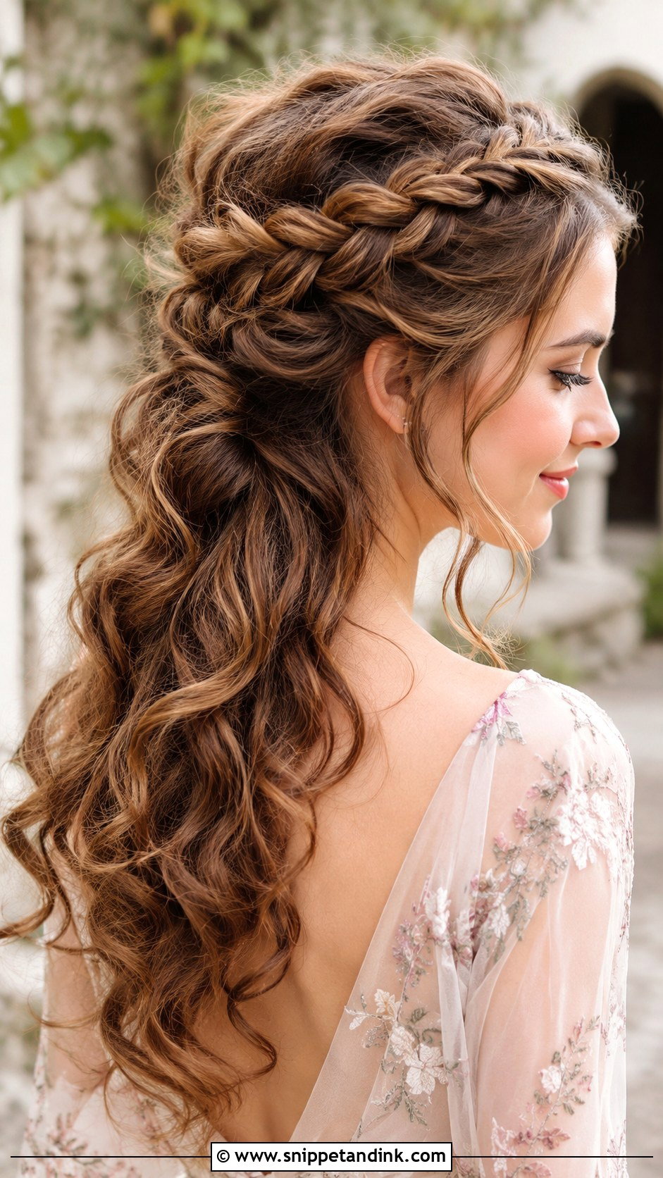 Waterfall Braid - Snippet and Ink - 30 Wedding Guest Hairstyles for Long Hair