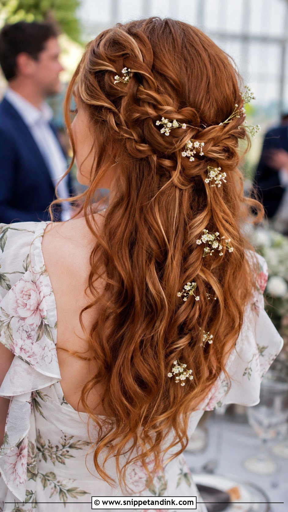 Waterfall Braid - Snippet and Ink - 20 Wedding Party Hairstyles for Long Hair