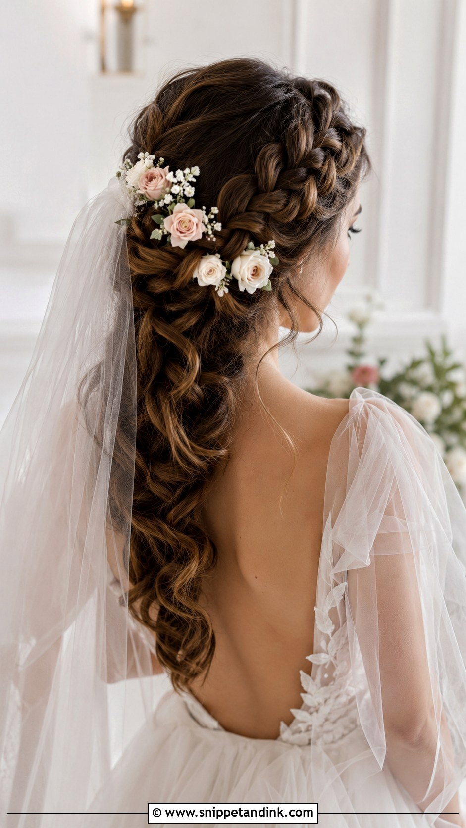 Waterfall Braid Bridal Tutorial - Snippet and Ink - 20 Bridal Hairstyle Tutorial Ideas