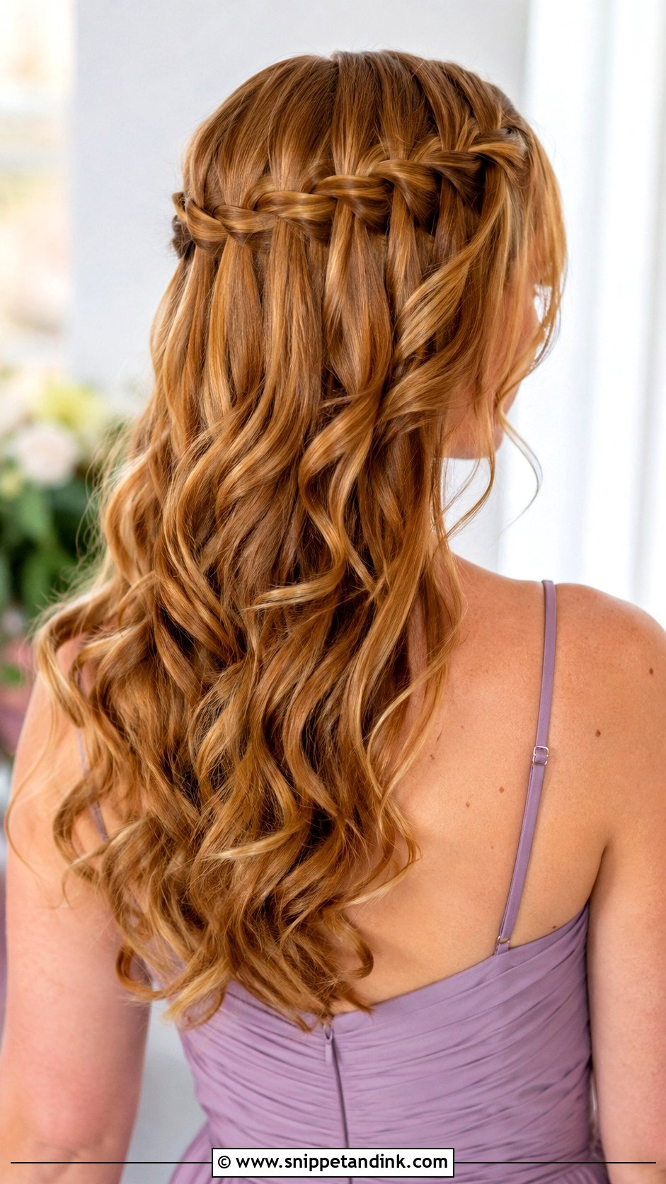 Waterfall Braid Bridesmaid Hair - Snippet and Ink - 30 Bridesmaid Hair Styles