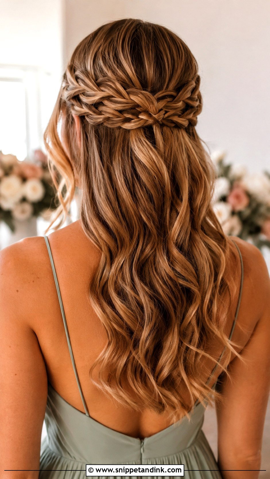 Waterfall Braid Bridesmaid Hair Down - Snippet and Ink - 20 Simple Bridesmaid Hairstyles Down