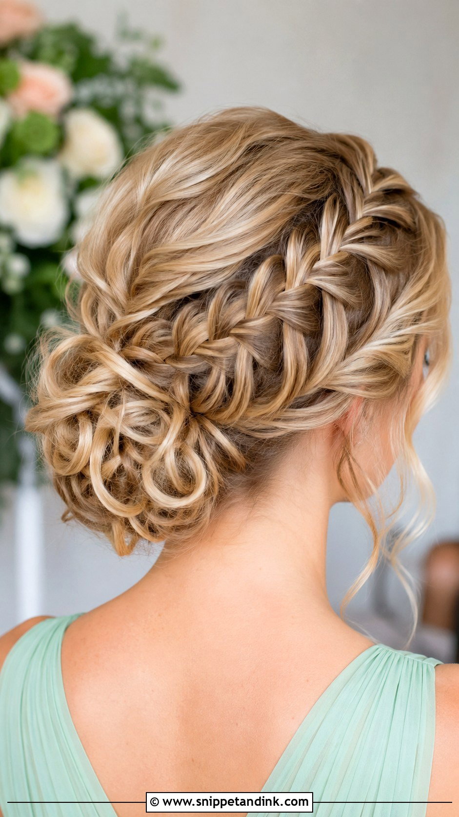 Waterfall Braid Bridesmaid Updo - Snippet and Ink - 35 Bridesmaid Updo Hairstyles