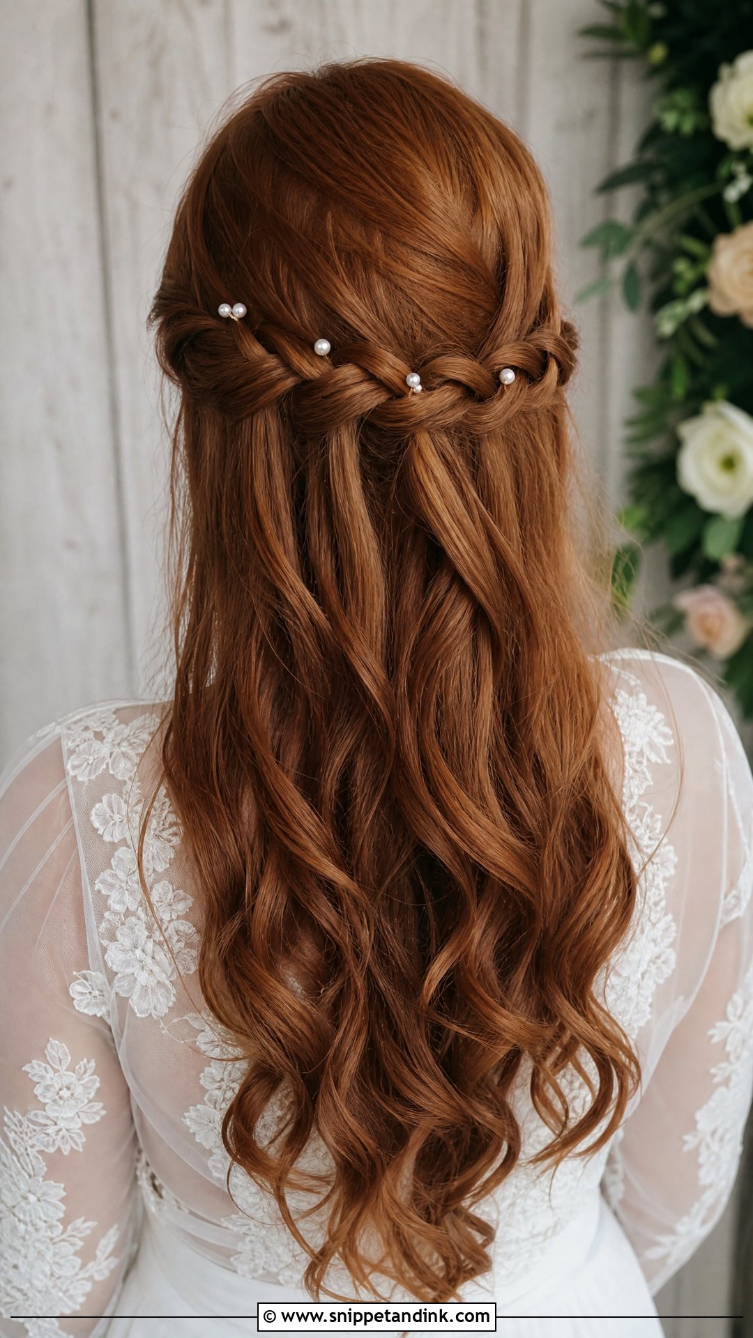 Waterfall Braid Wedding Hair - Snippet and Ink - 15 Braided Wedding Hairstyle Ideas