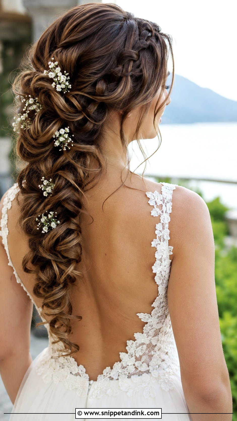 Waterfall Braid Wedding Hair - Snippet and Ink - 25 Wedding Hairstyles for Bride Down