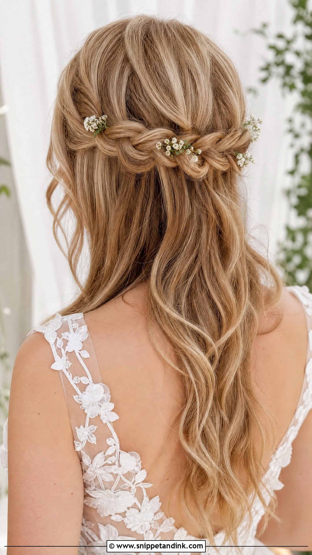 Waterfall Braid Wedding Hair Tutorial - Snippet and Ink - 25 Wedding Hair Tutorial Ideas