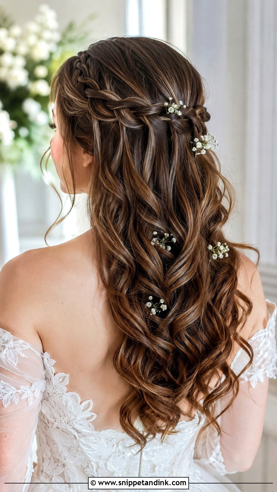 Waterfall Braid Wedding Hair Tutorial - Snippet and Ink - 15 Hair Tutorial for Wedding Ideas