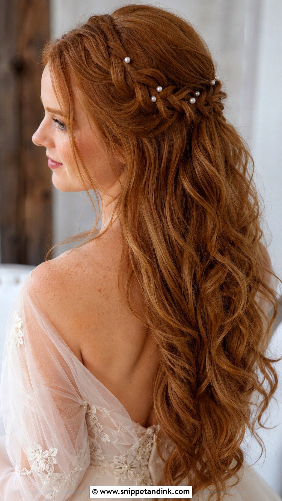 Waterfall Braid Wedding Hairstyle - Snippet and Ink - 15 Unique Hairstyles for Wedding