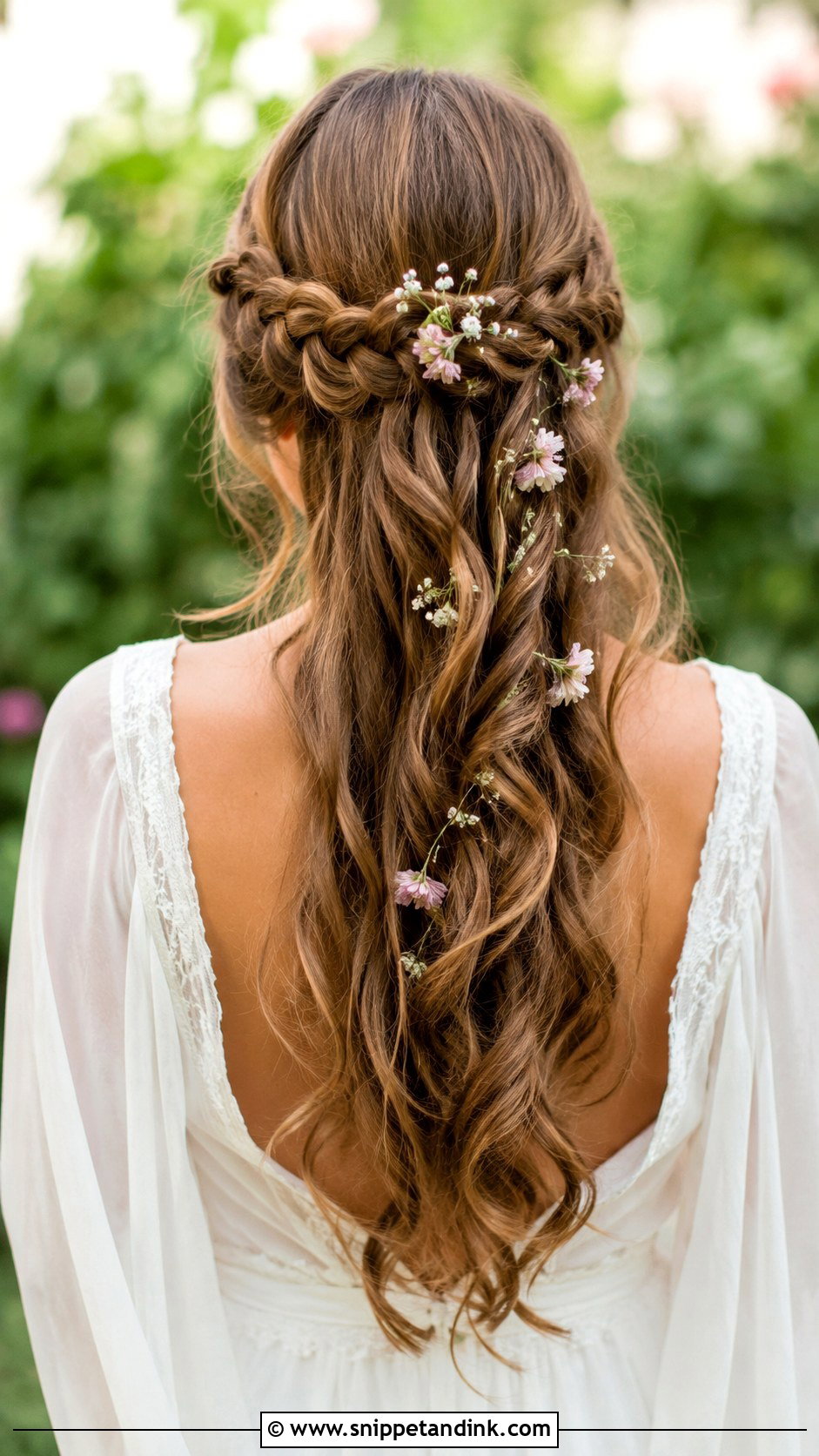 Waterfall Braid Wedding Hairstyle - Snippet and Ink - 25 Wedding Hairstyles with Braids