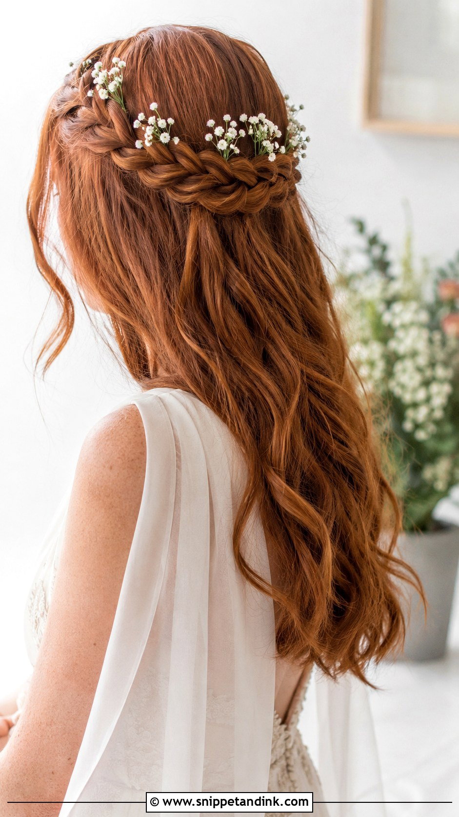 Waterfall Braid for Long Hair - Snippet and Ink - 20 Wedding Braids for Long Hair